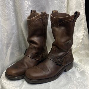Vintage Bullboxer Men's Brown Leather Boots